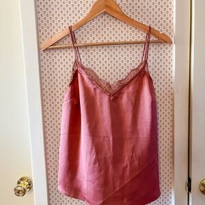 Abercrombie & Fitch Copper Pink Lace Top Camisole Small